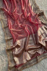 Banarasi Soft Tissue Silk Maharani Saree image 3