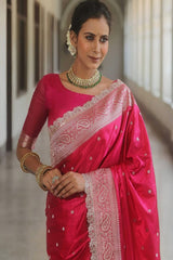 Banarasi Soft Pure Mashru Silk Saree image 8