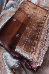 Banarasi Soft Maharani Glass Tissue Silk Saree image 5