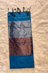 Azure Pure Khadi Cotton Saree with Zari Anchal | Premium CK Khadi – IJOR