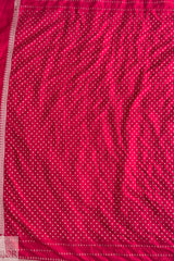 Nakshatras Crimson Red Banarasi Mashru Katan Silk Saree