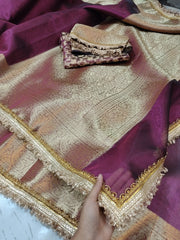 Banarasi Soft Glass Tissue Silk Saree