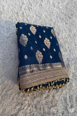 Banarasi Soft Glass Tissue Silk Saree