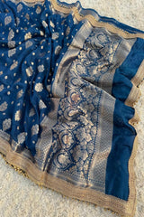 Banarasi Soft Glass Tissue Silk Saree
