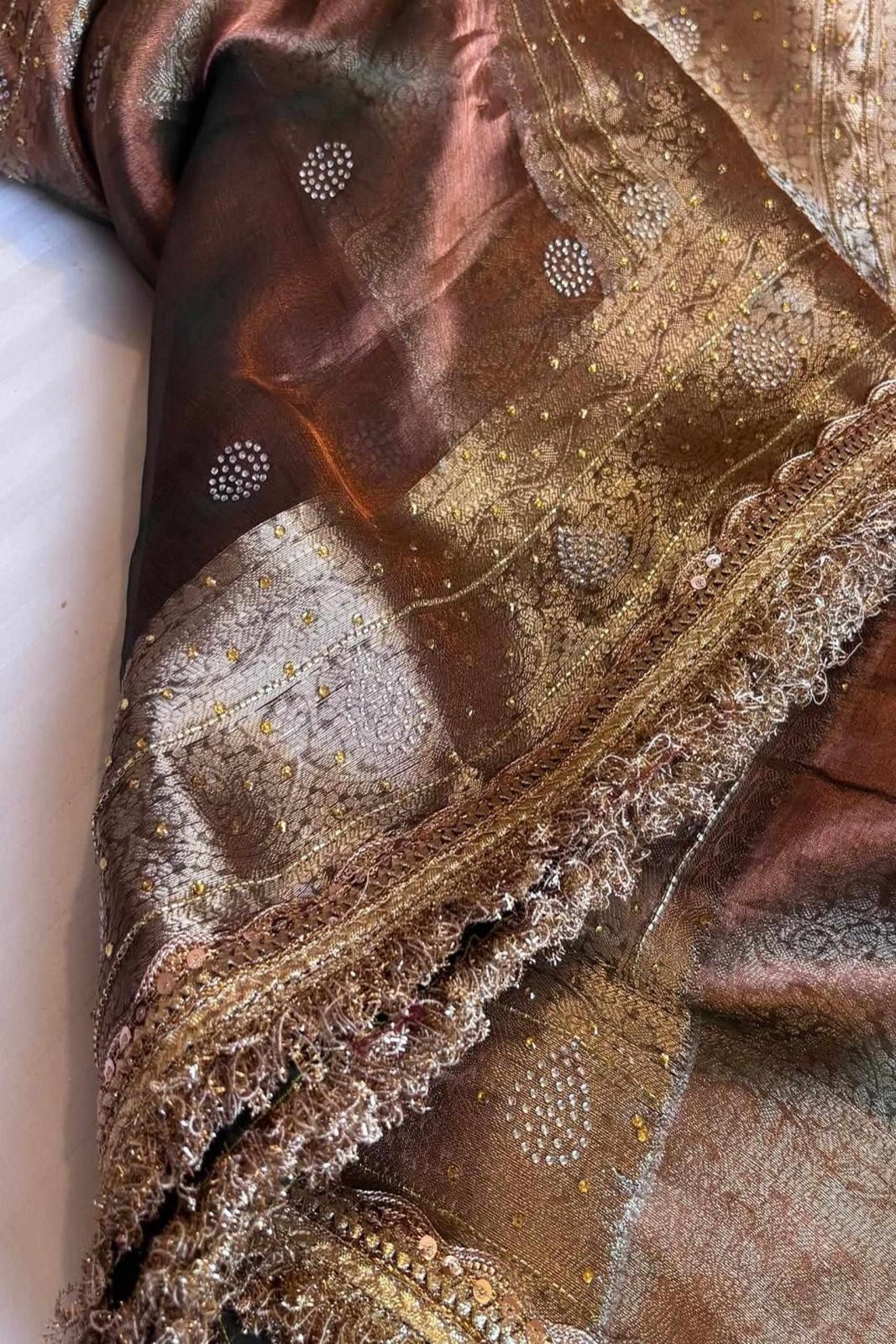 Banarasi Soft Maharani Glass Tissue Silk Saree image 2