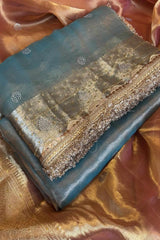 Banarasi Soft Maharani Glass Tissue Silk Saree image 9