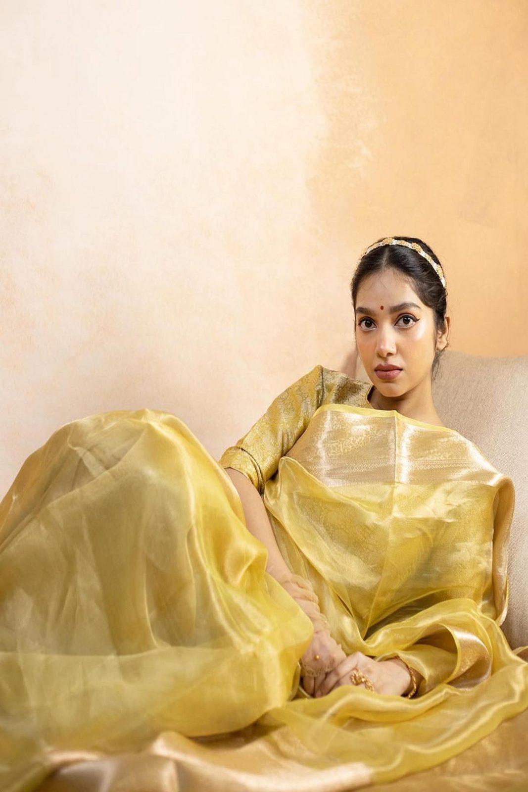 Banarasi Soft Glass Tissue Saree image 7