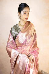 Banarasi Soft Glass Tissue Saree image 4