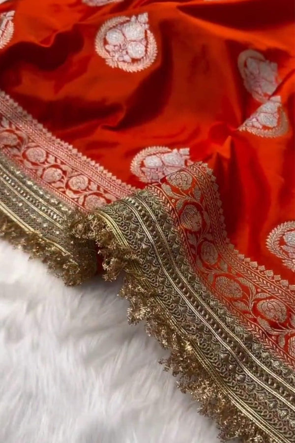 Mashru Silk Banarasi Saree image 0