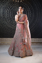 Contessa Onion Pink Lehenga With Motifs image 0