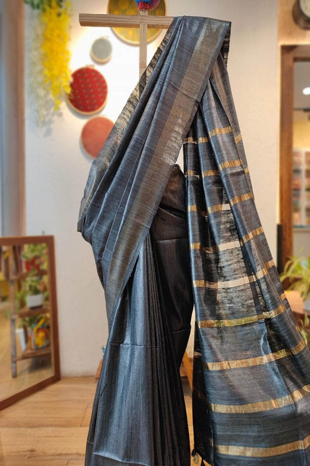 Pure Tussar Gichha Silk image 2