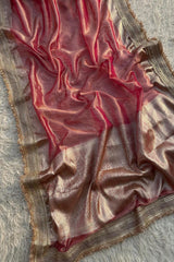 Banarasi Soft Tissue Silk Maharani Saree image 3
