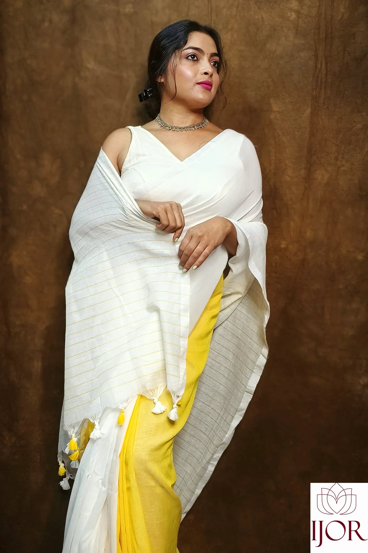 Suryaprabha - Pure Khadi Cotton Yellow