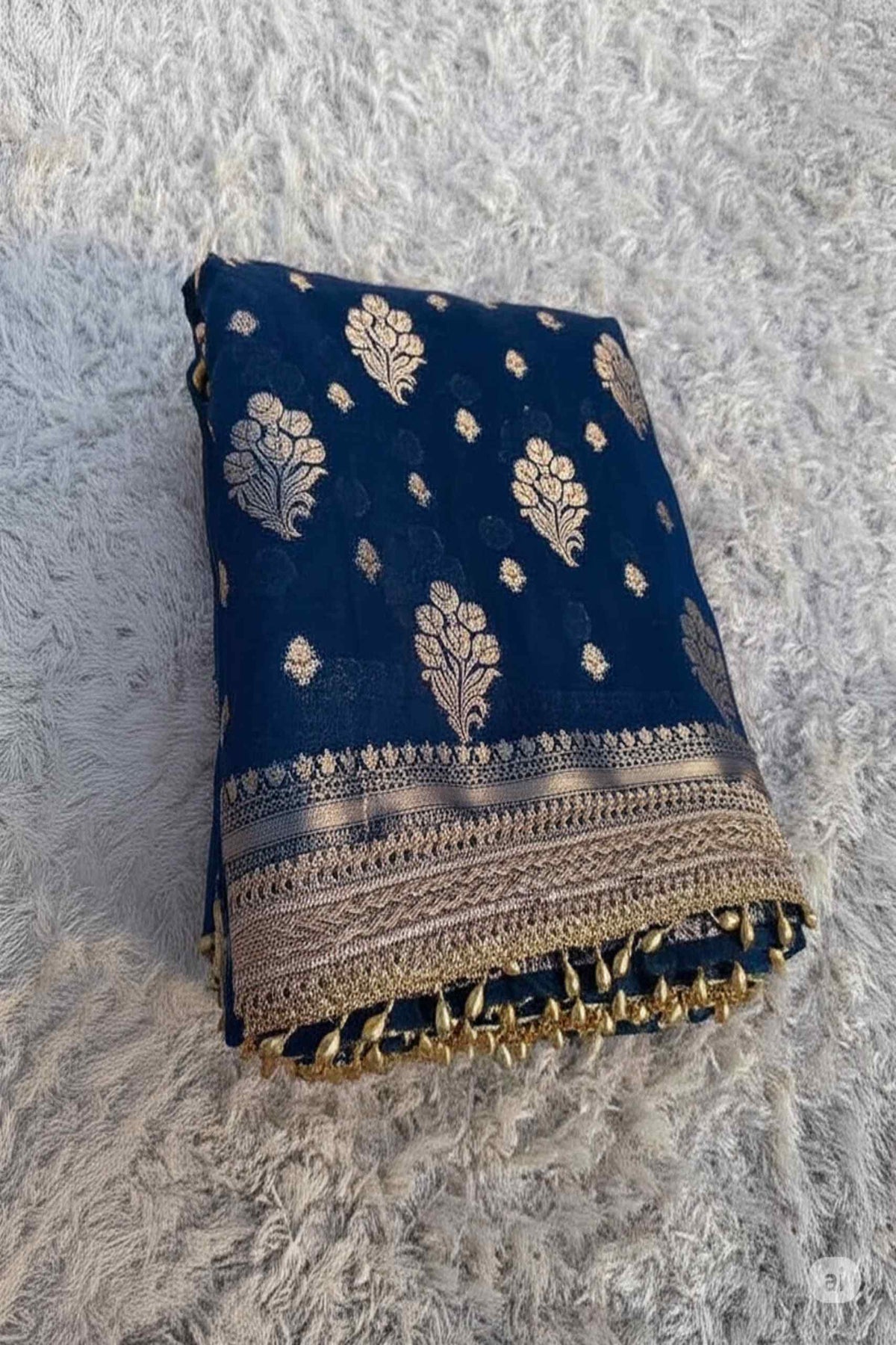 Banarasi Soft Glass Tissue Silk Saree