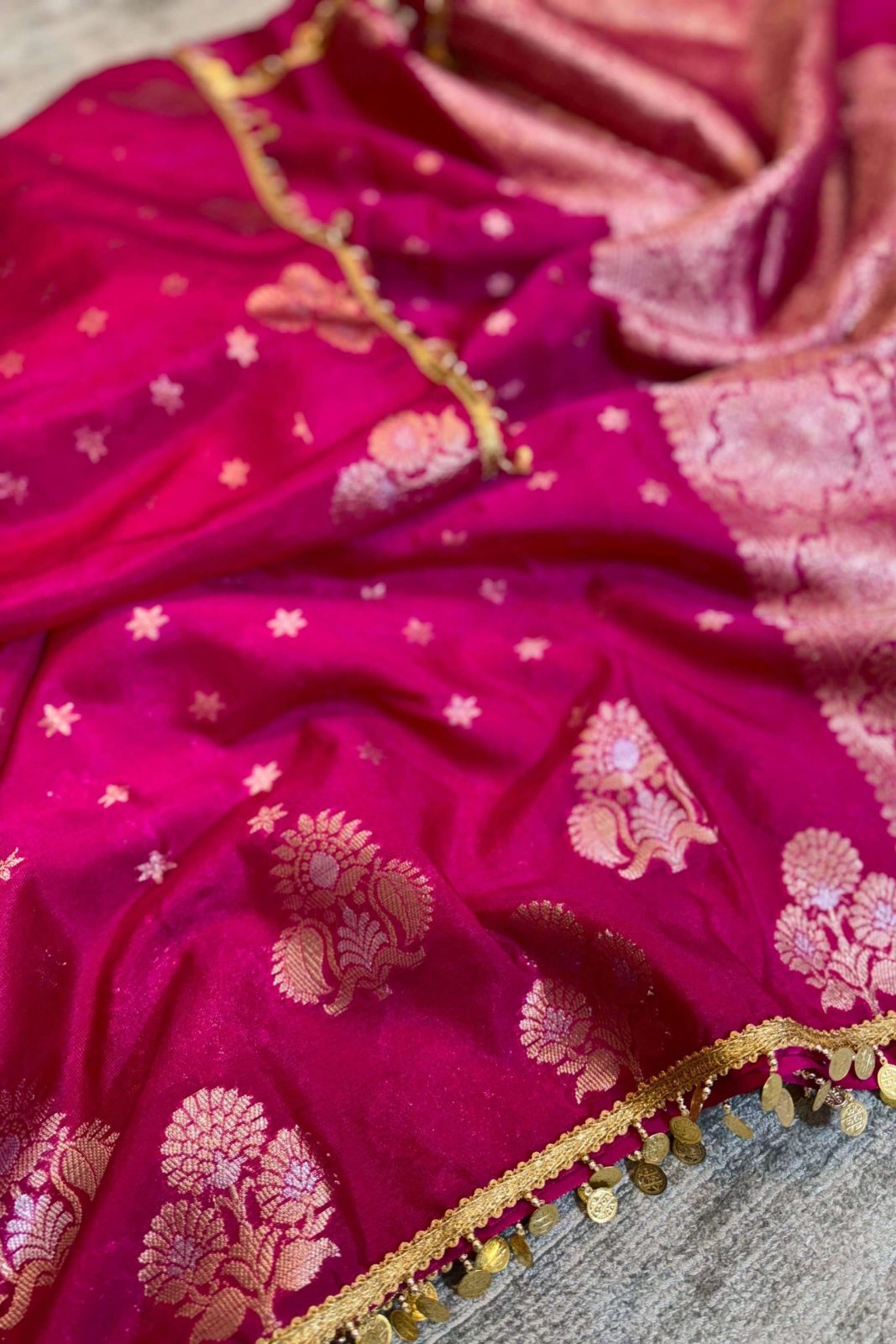 Soft katan dyeable Saree image 2