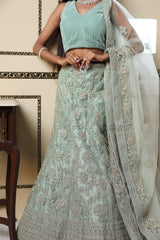 Light Emerald Color Lehenga image 3
