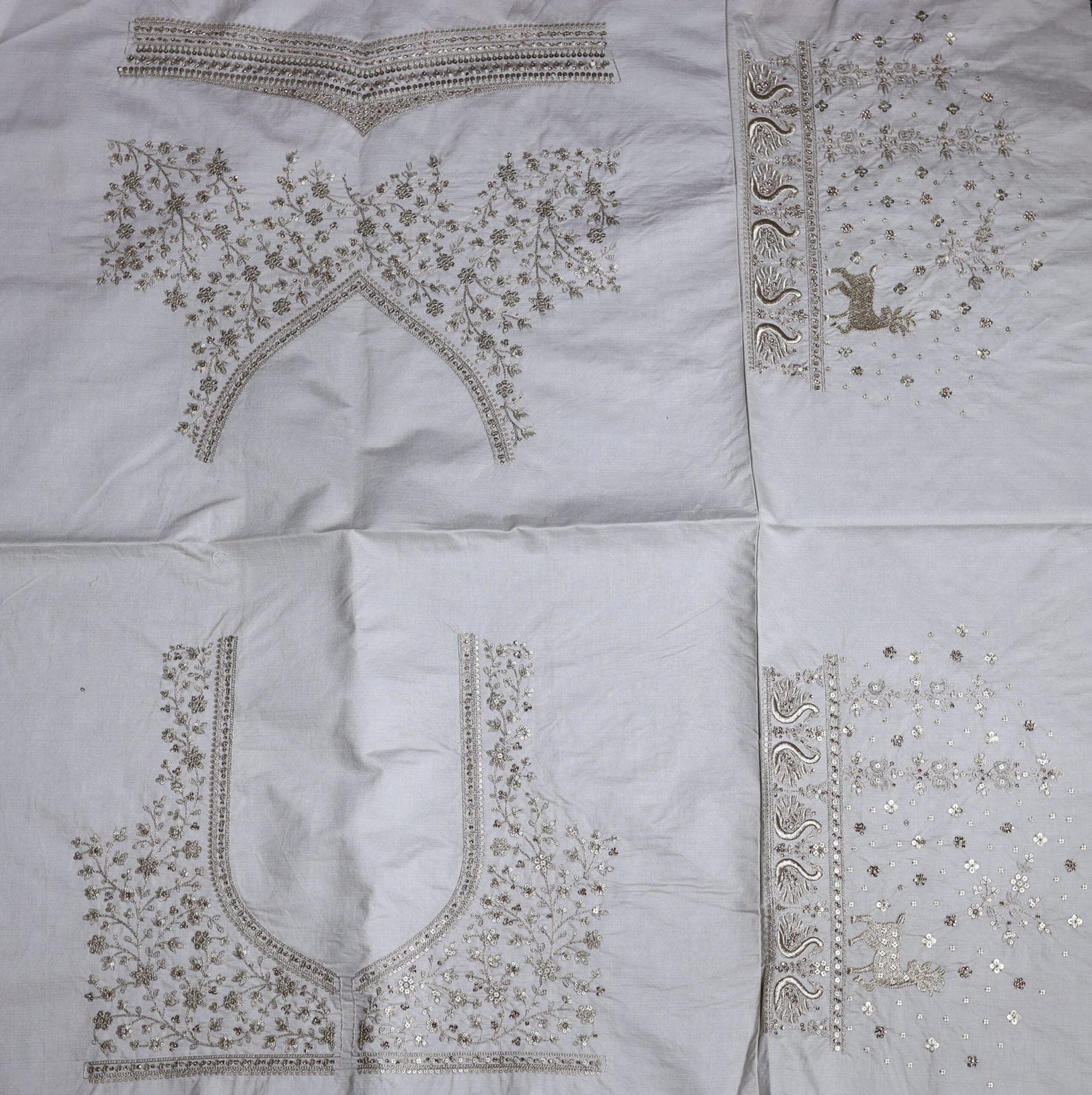 Almond Biege With Golden Embriodered Motifs Lehnga image 5