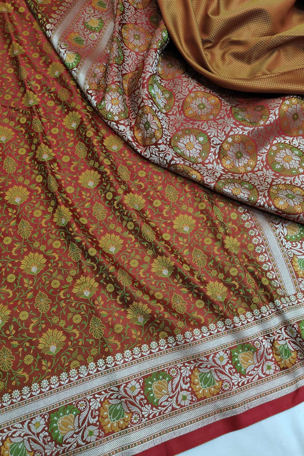 Mashru Silk Tanchui Banarasi Saree image 4